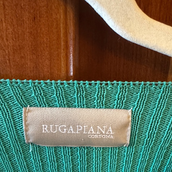 Teal Ribbed Button-Up Cardigan - Picture 2 of 3